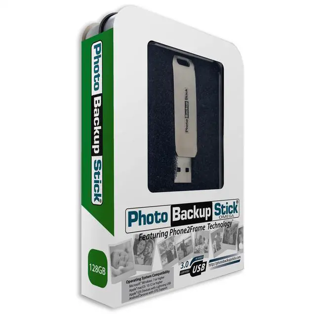 Alt view image 5 of 5 - Photo Backup Stick for Android (128GB) - Back Up Photos and Videos from Android Phones & Tablets