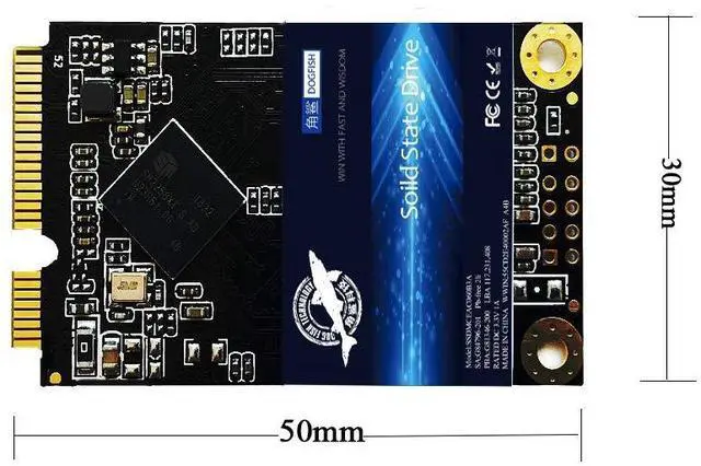 Alt view image 2 of 5 - SSD mSATA 1TB Dogfish Internal Solid State Drive High Performance Hard Drive for Desktop Laptop SATA III 6Gb/s Includes SSD 16GB 32GB 60GB 64GB 120GB 128GB 240GB 250GB 480GB 500GB 1T (1TB MSATA)