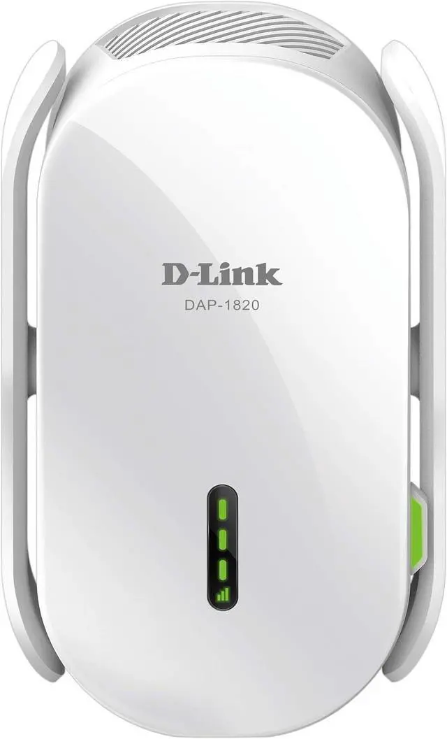 Main image of D-Link WiFi Range Extender, AC2000 Mesh Plug In Wall Signal Booster, Cover up to 2600 sq.ft. Dual Band Wireless Repeater Access Point for Smart Home (DAP-1820-US)