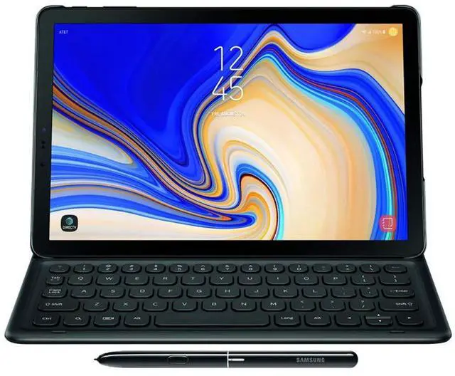Main image of Samsung Electronics EJ-FT830UBEGUJ Galaxy Tab S4 Book Cover Keyboard, Black