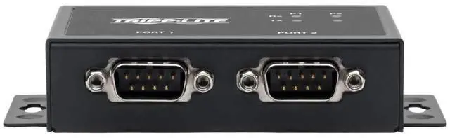 Alt view image 3 of 5 - Tripp Lite 2 Port USB to Serial Adapter, RS-422/RS-485, FTDI with COM Retention, USB-B to DB9 F/M (U208-002-IND)