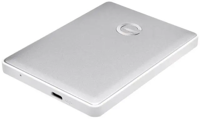 Alt view image 2 of 5 - G-Technology 2TB G-DRIVE Mobile USB-C (USB 3.1) Portable External Hard Drive, Silver - 0G10339