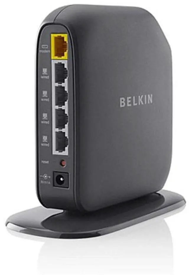 Alt view image 2 of 2 - Belkin Share N300 300Mbps Wireless-N MIMO 4-Port Router - F7D2301