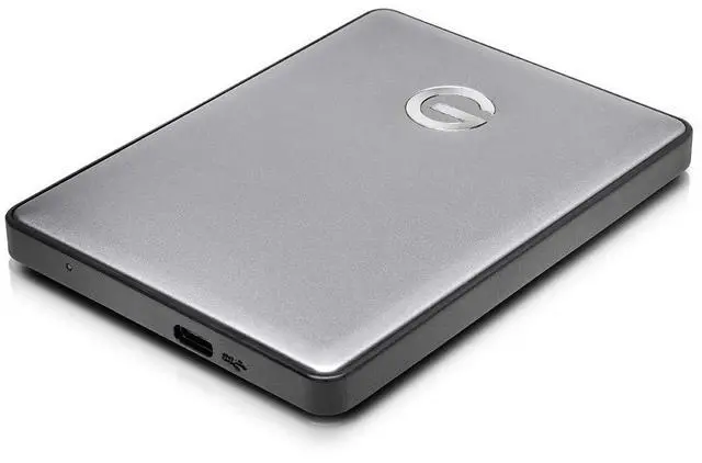 Alt view image 3 of 5 - G-Technology 1TB G-DRIVE Mobile USB-C (USB 3.1) Portable External Hard Drive, Space Gray - 0G10265