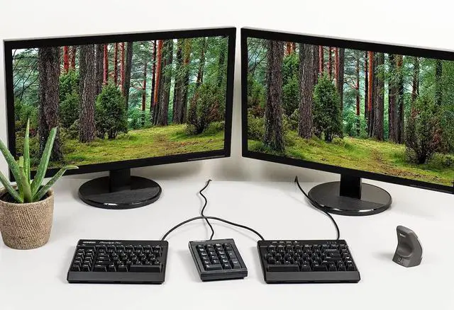 Alt view image 2 of 5 - KINESIS USB Freestyle Pro Ergonomic Split Mechanical Keyboard (Cherry MX Brown Switches) - KB900-brn