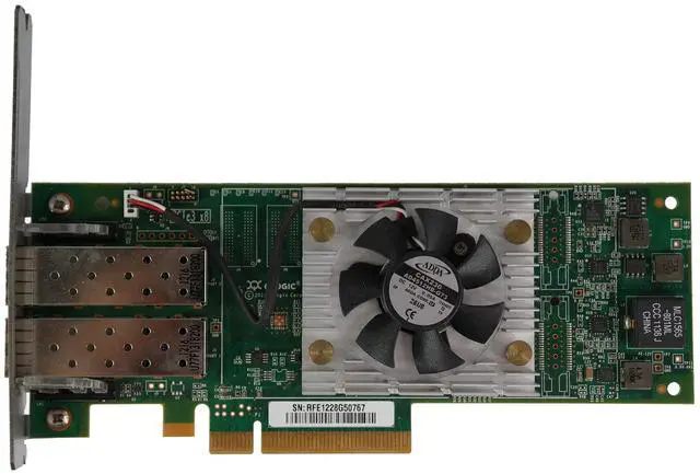 Alt view image 2 of 5 - Hpe QLogic QLE2662 HD8310405-02 16Gbps Dual-Port Fibre Channel PCIe Network Adapter HBA