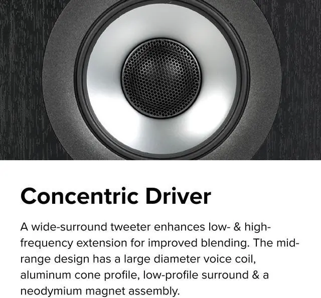 Alt view image 4 of 5 - ELAC Uni-Fi 2.0 UB52 Bookshelf Speakers (Pair), Black (UB52-BK)