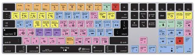 Main image of KB Covers Avid Pro Tools Keyboard Cover Compatible with Wireless Magic Keyboard (2016+) | Ultra Thin Dust Water & Dirt Resistant Silicone Skins