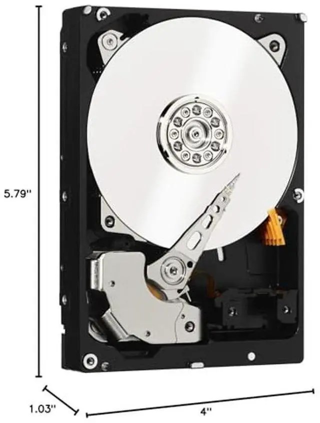 Alt view image 5 of 5 - Western Digital 6TB WD Black Performance Internal Hard Drive HDD - 7200 RPM, SATA 6 Gb/s, 256 MB Cache, 3.5" - WD6003FZBX