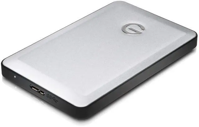Main image of G-Technology 2TB G-DRIVE mobile USB 3.0 Portable External Hard Drive, Silver - 0G06072-1