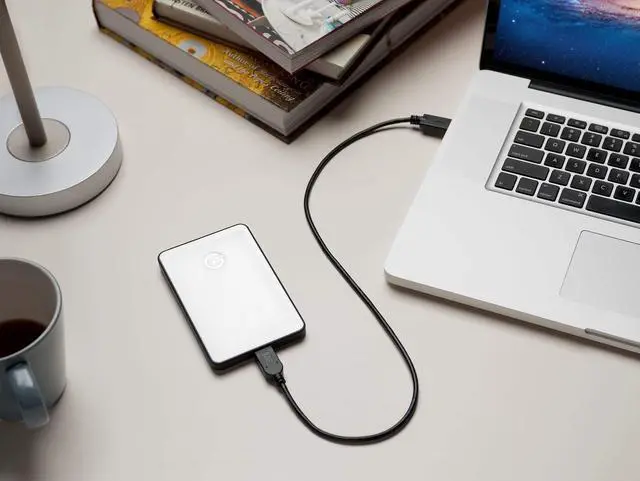 Alt view image 4 of 4 - G-Technology 2TB G-DRIVE mobile USB 3.0 Portable External Hard Drive, Silver - 0G06072-1