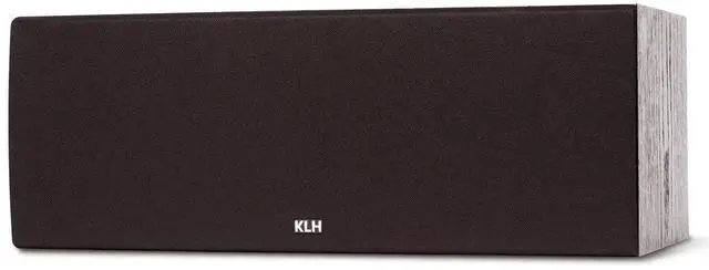 Alt view image 3 of 5 - KLH Story 2-Way Bass Reflex Center Channel Speaker, Black Oak