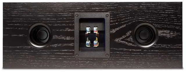 Alt view image 4 of 5 - KLH Story 2-Way Bass Reflex Center Channel Speaker, Black Oak