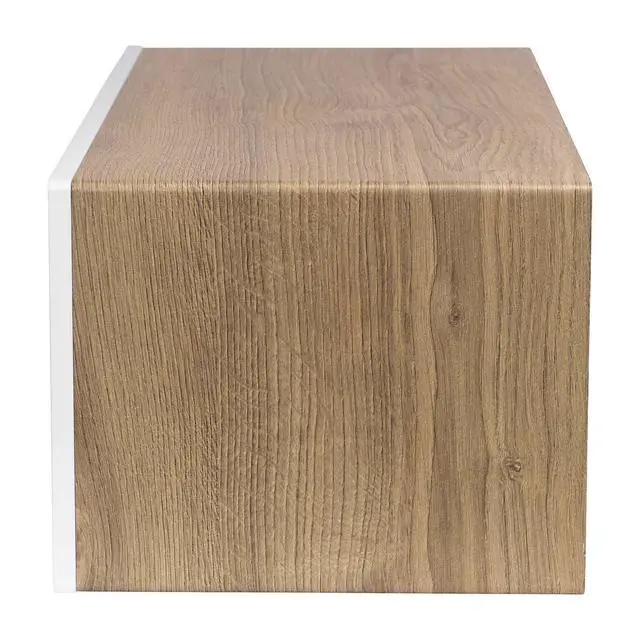 Alt view image 5 of 5 - ELAC Debut Reference C5.2 Center Channel Speaker - White Baffle, Oak Cabinet