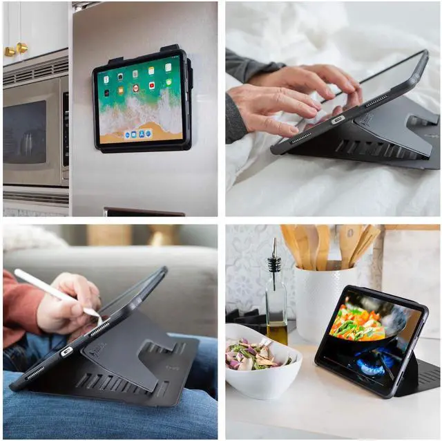 Alt view image 4 of 5 - ZUGU CASE 9.7 iPad 2018/2017 5th / 6th Gen & iPad Air 1 Prodigy X Case, Very Protective But Thin, Convenient Magnetic Stand, Sleep/Wake Cover, A1893, A1954, A1823, A1822, A1474, A1475, A1476