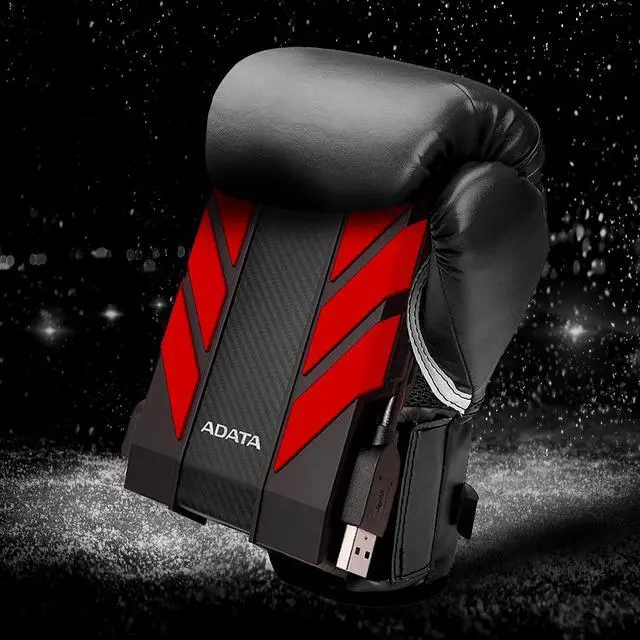 Alt view image 2 of 5 - ADATA AHD710P-1TU31-CRD Pro 1TB USB 3.1 IP68 Waterproof/Shockproof/Dustproof Ruggedized External Hard Drive, Red