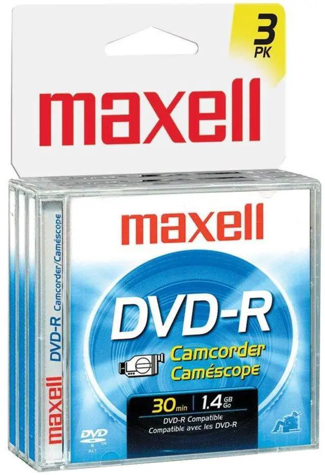 Main image of 3 Count DVD-R Camcorder Disc