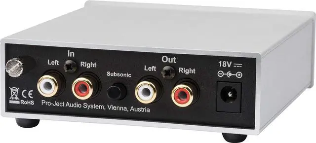 Alt view image 2 of 3 - Pro-Ject Phono Box S2 Ultra Phono Preamplifier (Silver)