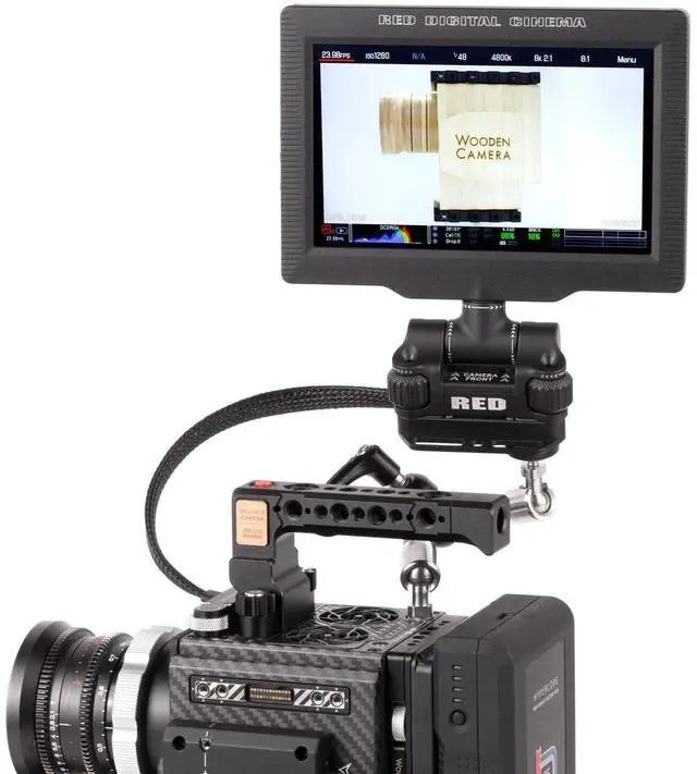 Alt view image 4 of 5 - Wooden Camera 36" RED Male Pogo to Female Pogo LCD/EVF Cable to Move RED DSMC2 Display Off Camera