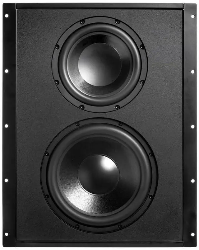 Alt view image 3 of 5 - OSD Trimless in Wall Subwoofer Dual 8" Woofers 300W Sealed Enclosure Magnetic Grill SL800