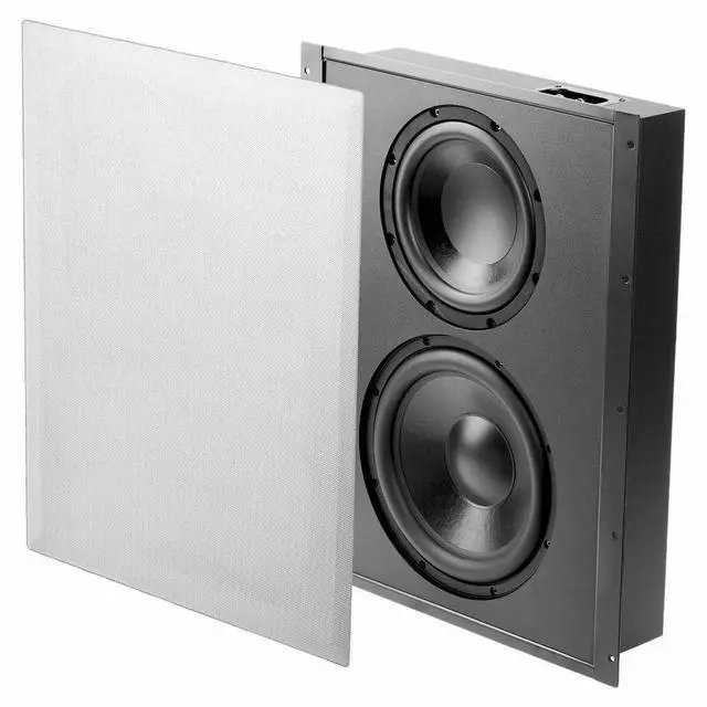 Main image of OSD Trimless in Wall Subwoofer Dual 8" Woofers 300W Sealed Enclosure Magnetic Grill SL800