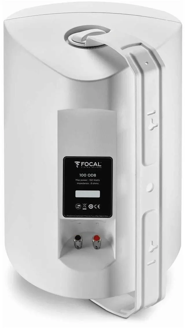Alt view image 5 of 5 - Focal 100 OD8 8" Outdoor Loudspeaker, IP66 Rated - White