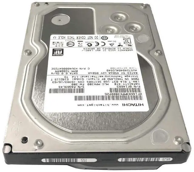 Alt view image 4 of 5 - HGST Ultrastar HUS724040ALE640 (0F14683) 4TB 7.2K SATA 3.5" Hard Drive