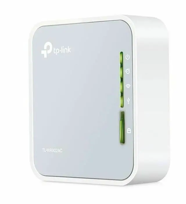 Main image of TP-Link AC750 Wireless Portable Nano Travel Router(TL-WR902AC) - Support Multiple Modes, WiFi Router/Hotspot/Bridge/Range Extender/Access Point/Client Modes, Dual Band WiFi, 1 USB 2.0 Port