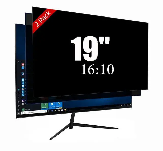 Main image of Ceydebne 19 Inch Privacy Screen for Monitor with 16:10 Widescreen Monitor Blue Light Screen Protector - Anti-Glare - Anti-Scratch Protector Film for Data Confidentiality Privacy Shield [2 Pack]