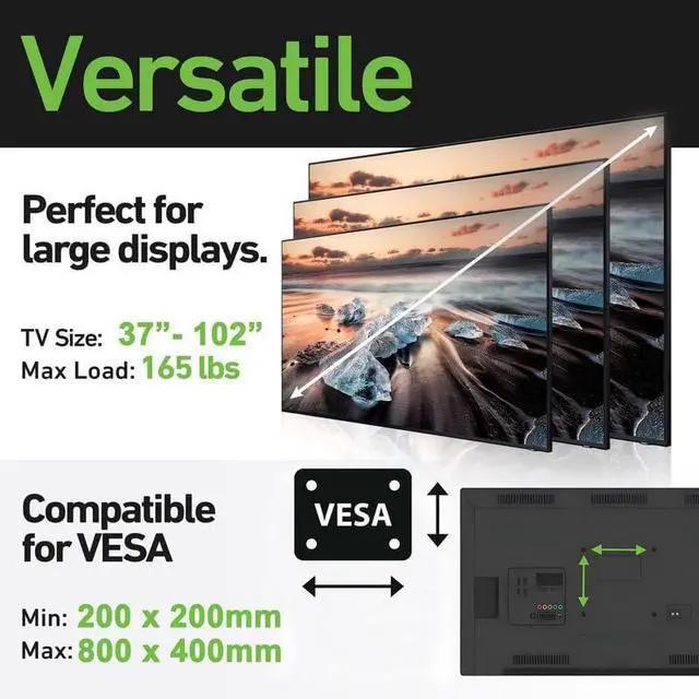 Alt view image 3 of 5 - Ultra Slim Flat TV Wall Mount Bracket for Sony 85" 4K Ultra HD TV X90K Series BRAVIA XR Smart TV XR85X90K 2022 Model Low 1.4" Profile Design, Heavy Duty Steel, Flush to Wall, Simple Install