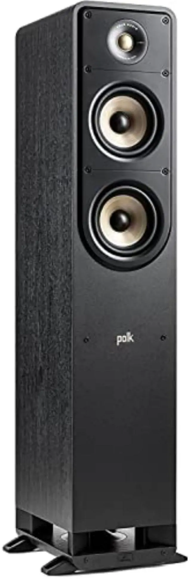 Alt view image 4 of 5 - Polk Signature Elite ES35 Slim Center Channel Speaker - Hi-Res Audio Certified, Dolby Atmos & DTS:X Compatible, 1" Tweeter & (6) 3" Woofers, Dual Power Port for Effortless Bass, Stunning Black