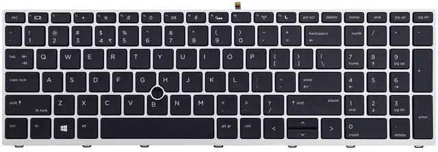 Alt view image 2 of 5 - TLBTEK Backlight Keyboard Replacement Compatible withHP ProBook 650 G4 650 G5 Series Laptop L09595-001 L09593-001 L00741-001