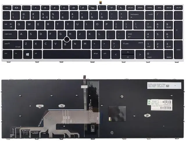 Main image of TLBTEK Backlight Keyboard Replacement Compatible withHP ProBook 650 G4 650 G5 Series Laptop L09595-001 L09593-001 L00741-001