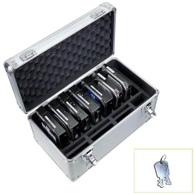 Alt view image 2 of 5 - 2.5" / 3.5" IDE SATA HDD Aluminum & EVA Protection SuitcaseSuitcase for 8 x 3.5 & 6 x 2.5 inch Hard Drive