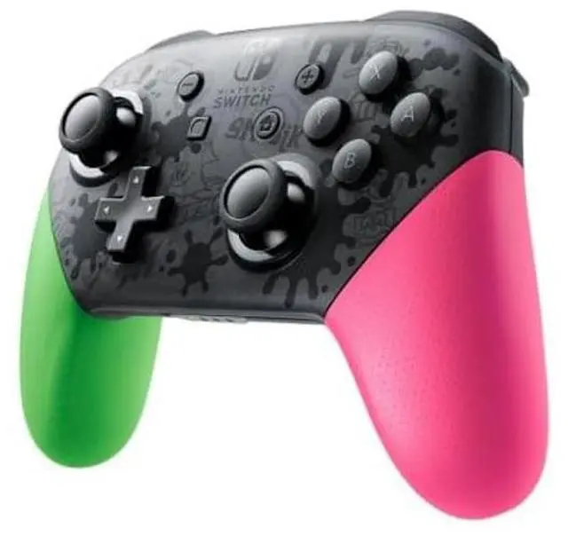 Alt view image 2 of 4 - Nintendo Digital Downloads/Gametrust Nintendo Switch Pro Controller Splatoon 2 Edition - Nintendo Switch