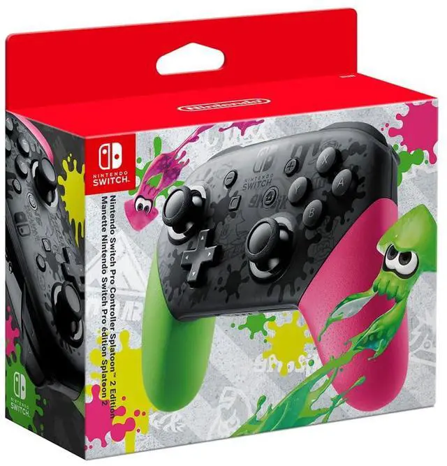 Main image of Nintendo Digital Downloads/Gametrust Nintendo Switch Pro Controller Splatoon 2 Edition - Nintendo Switch