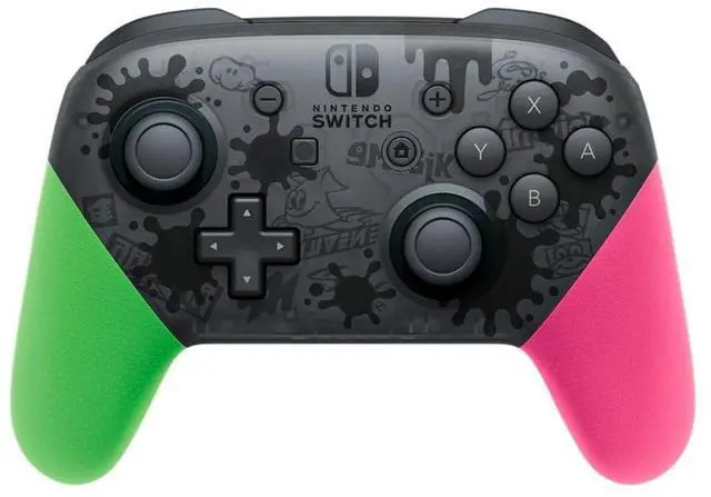 Alt view image 4 of 4 - Nintendo Digital Downloads/Gametrust Nintendo Switch Pro Controller Splatoon 2 Edition - Nintendo Switch