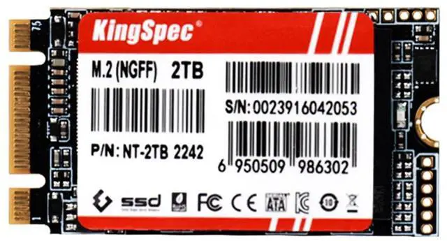 Main image of KingSpec NT Seriese 2TB M.2 2242 SATA SSD,Sata3 6Gb/s Internal Solid State Drive, for Ultrabook & Laptop & Desktop