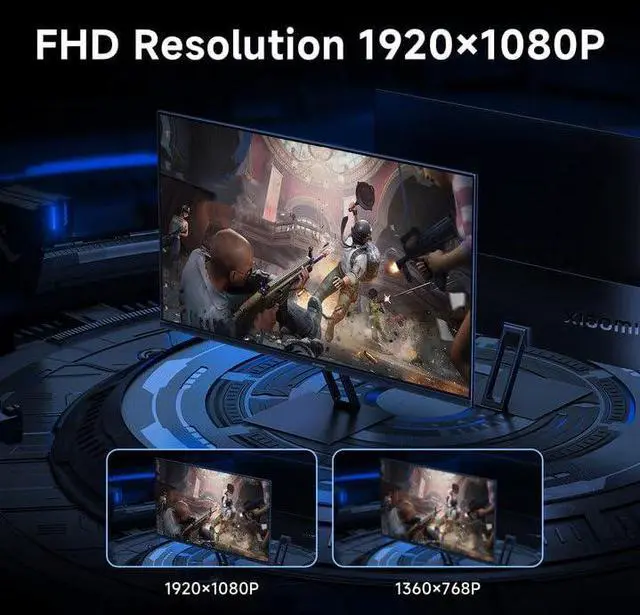 Alt view image 3 of 5 - Xiaomi Gaming Monitor 27in 165Hz 1ms GTG 1920*1080 Fast IPS HDR10 FreeSync Premium Professional Calibration 99% sRGB 178° Wide Angle Tilt Adjustment TUV Low Blue Light Computer Screen Desktop Monitor