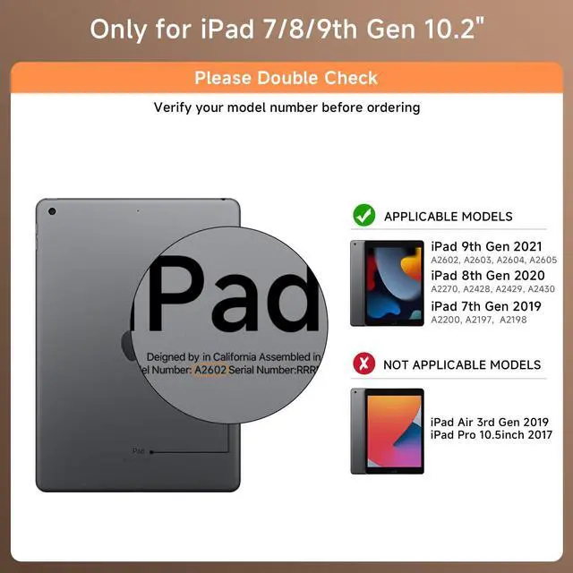 Alt view image 2 of 5 - Tiaota Transparent Case with Keyboard for iPad 9th (7th, 8th, and 9th Gen) 10.2 Inch,with 7-Color Backlit Wireless Keyboard,360°Rotatable Protective Case Multi-Touch Trackpad,with Pencil Holder,White