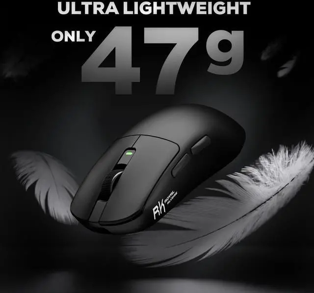 Alt view image 5 of 5 - RK ROYAL KLUDGE RKS70 Ergonomic Split Keyboard and RK M3 Wireless Mouse Combo, 75% Hot Swappable Mechanical Keyboards, 47g Lightweight Gaming Mouse with 42K DPI