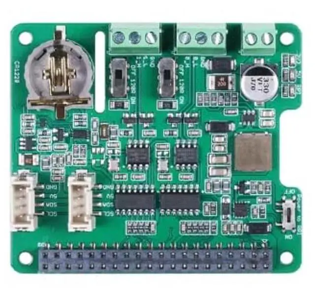 Main image of seeed studio 2-Channel CAN-Bus(FD) Shield for Raspberry Pi (MCP2518FD)