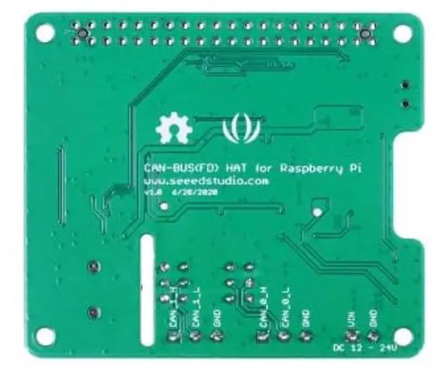 Alt view image 2 of 5 - seeed studio 2-Channel CAN-Bus(FD) Shield for Raspberry Pi (MCP2518FD)