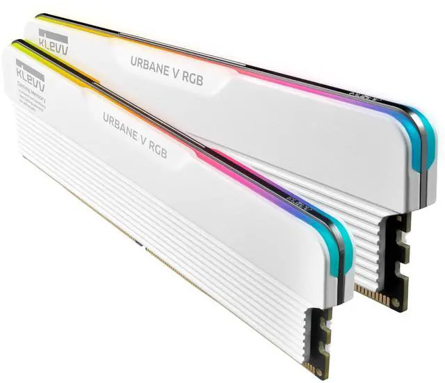 Main image of KLEVV Urbane V RGB DDR5 48GB (2x24GB) 6400MHz CL32 SK Hynix A-Die 1.35V Gaming Desktop Ram Memory XMP 3.0 / AMD Expo Ready (KD5KGUD80-64A320M)