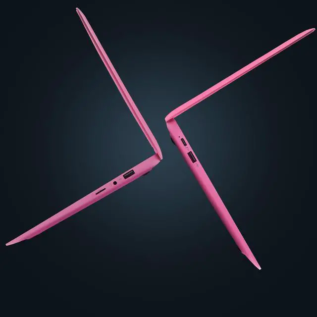 Alt view image 5 of 5 - CHIBBS 10.1" Inch Kids Netbook Laptop Powered by Android 12 Operating System, 2gb Ram + 64gb Storage, 2* USB, Camera, Wi-Fi + Free Accessories Included- Pink