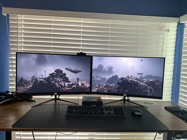 Alt view image 3 of 5 - ZZA Curved Monitor,27 inch 280Hz Gaming Monitor,Full HD 1080P Computer Monitor,Eye-Care Display with HDMI,DP,FreeSync,Wall Mountable for Office and Home