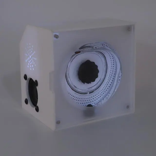 Alt view image 5 of 5 - Asixxsix Ferrofluid Music Visualizer, Ferrofluid Speaker, Sound Visual Speaker, USB Dancing Ferrofluid for Table, Bedroom, Office, Study, Desktop Decor, Teenager Gifts, Science Gifts