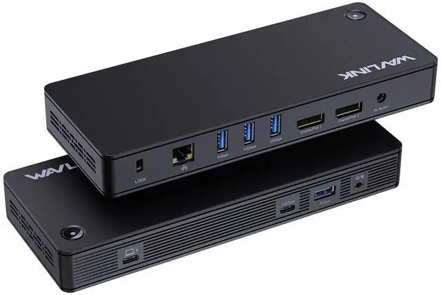 Main image of WAVLINK USB 4 Docking Station, 40Gbps 96W PD Charging, Single Display 8K, Dual Monitors With 2X DisplayPort, Ethernet, 10Gbps USB C Hub for Windows Mac Chrome With Thunderbolt 4/3