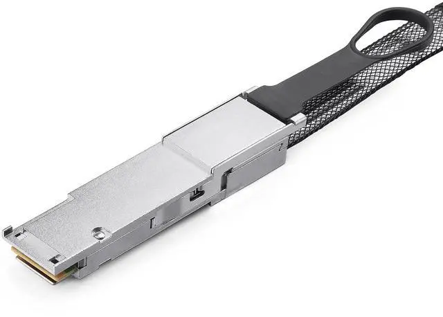 Alt view image 3 of 5 - 10Gtek 100G QSFP28 to QSFP28 Extender Cage with EEPROM on Extender Side, 3M Flat Cable in Nylon Jacket, 30AWG, 30cm