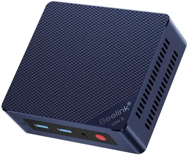 Main image of Beelink Mini PC, Mini S12 Mini Computer 12th Gen Quad-Core N100, Desktop Computers 16G DDR4 RAM 500G SSD, Small PC 4K UHD Dual HDMI, Dual WiFi/Gigabit Ethernet/BT5.2 for Office/Home/HTPC/NAS